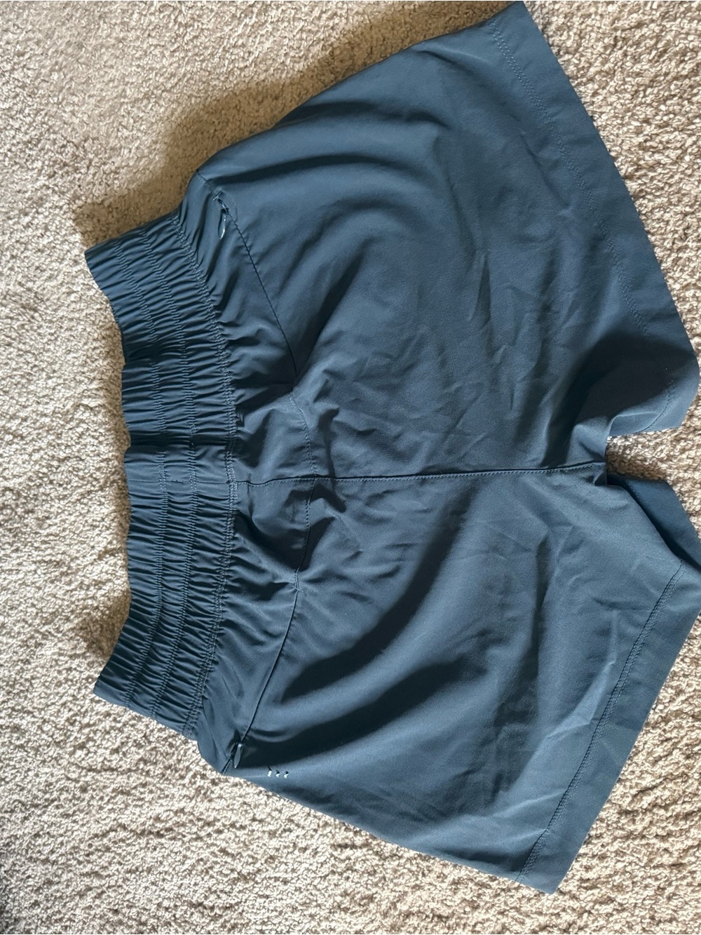 Free Fly Apparel Women’s Athletic Shorts in Slate Blue - Picture 2 of 3